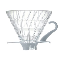 [VDG-02W] Hario V60 Glass Drip 02 - White