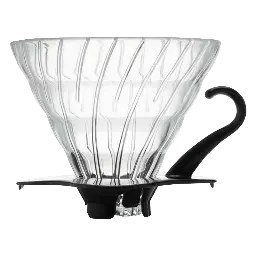 [VDG-02B] Hario V60 Glass Drip 02 - Black