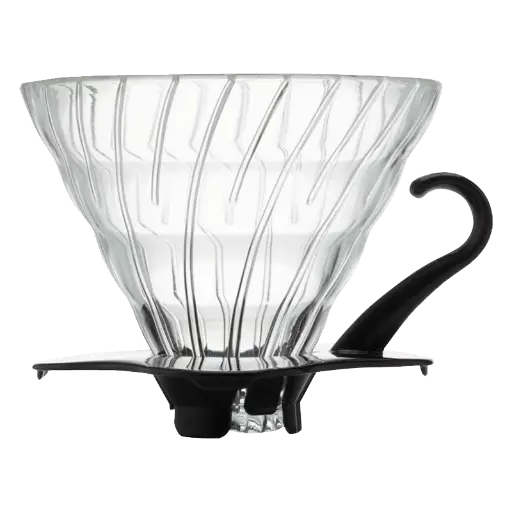[VDG-02B] Hario V60-02 Glass Dripper - Black