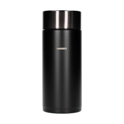 [SSB-350-B] Hario Stick Bottle - Grey Thermal Flask Black - 350ml