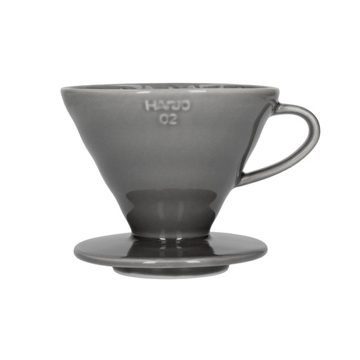 [VDC-02-GR-UEX VDC-02-GR-EX 4977642727946 4977642727956] Hario V60-02 Grey Ceramic Dripper