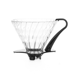 [VDG-03B] Hario Glass Dripper V60-03 - Black