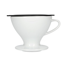 [W60-02] Hario - W60-02 Ceramic Coffee Dripper White