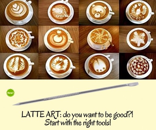 ILSA Latte Art Pen 13,5CM Stainless Steel 18/10 Inox