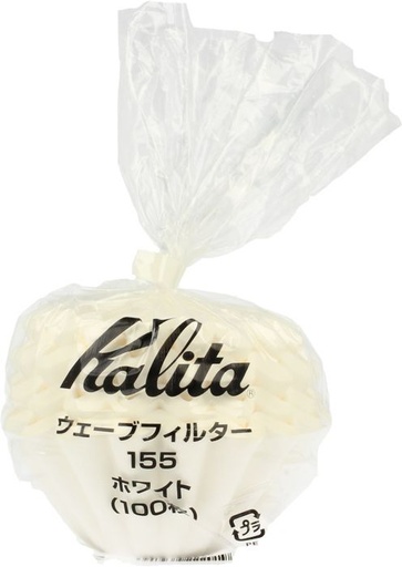 [KWF-155] Kalita Wave 155 White Filter Papers (bag of 100pcs)