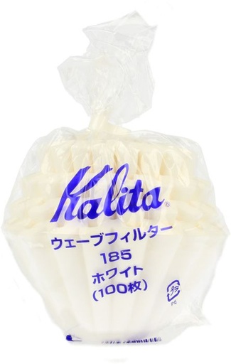 [KWF-185] Kalita Wave 185 White Filter Papers (bag of 100pcs)