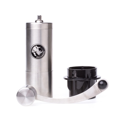 Rhino Coffee Gear Hand Coffee Grinder - with Aeropress adapter