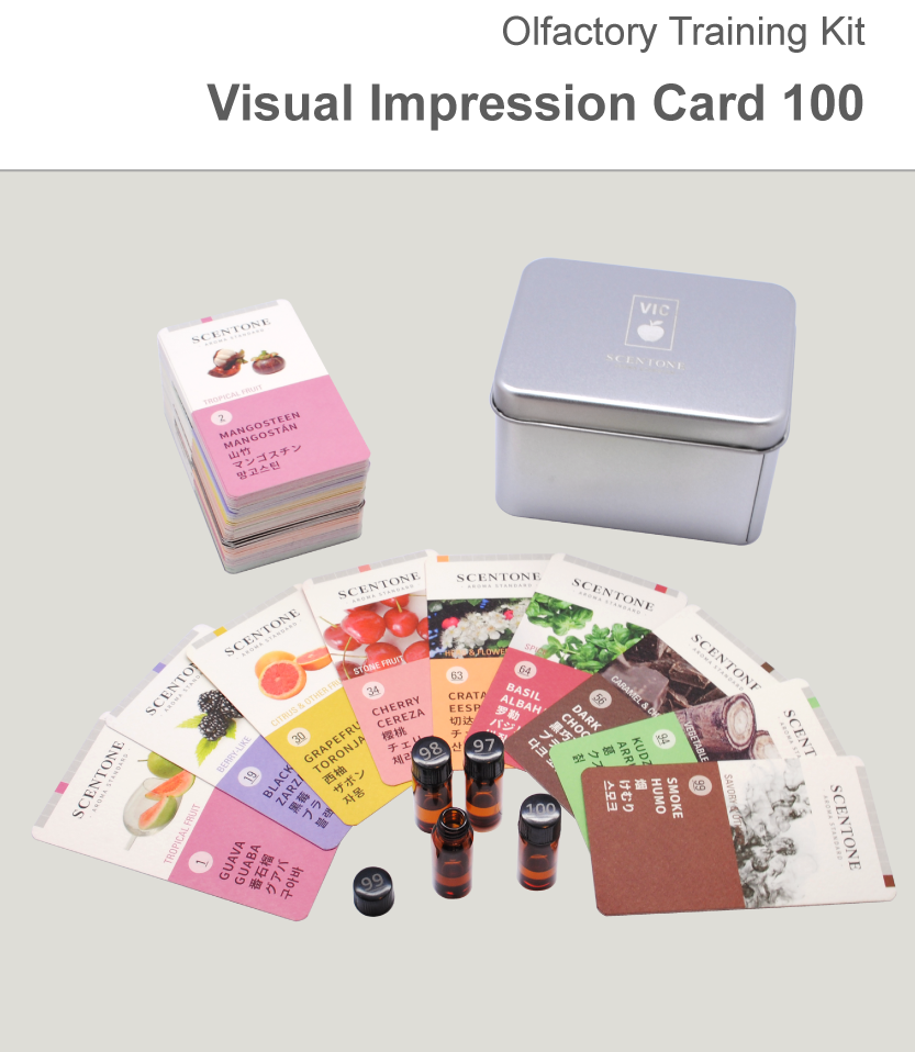 Visual Impression Cards for Scentone t-100 aroma set | WB.coffee