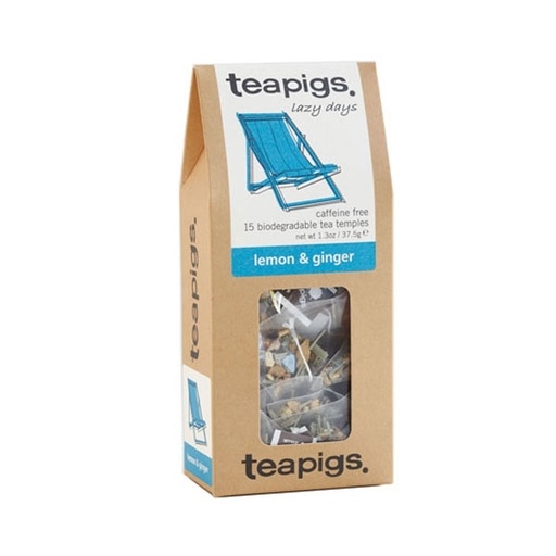 [20] teapigs lemon & ginger - 15 Tea Bags
