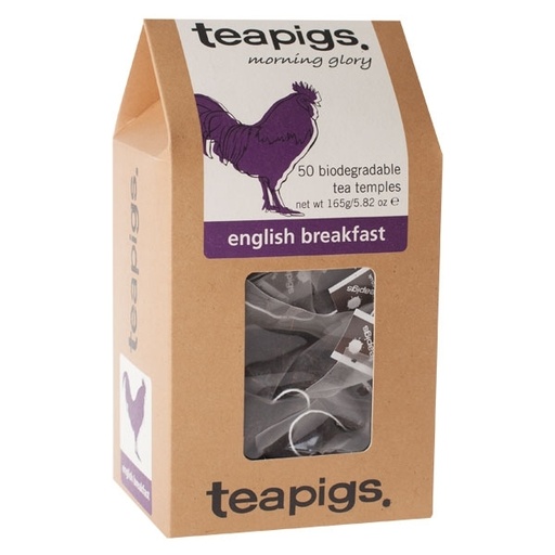 [4023] teapigs English Breakfast - 50 Tea Bags (6 pack)
