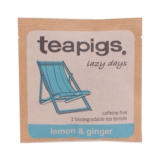 [7020B] teapigs Lemon & Ginger - Tea Bag in envelope(box of 50)