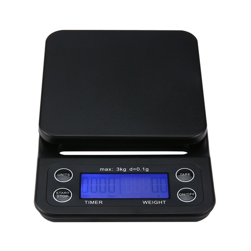 [8720165615209] Coffee brewing scale 3kg-0.1gr