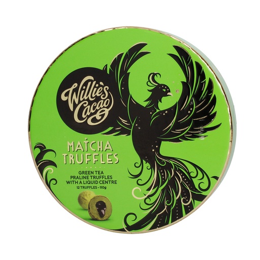 Willie's Cacao - Praline Truffles White Chocolate with Matcha 110g