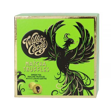 Willie's Cacao - Praline Truffles White Chocolate with Matcha 35g