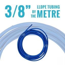 [80400013] John Guest Tube Polyethylen  "Speedfit" blue 3/8" - 0.25 LLDPE   (per meter)
