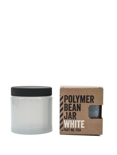 [1734] Comandante Polymer Bean Jar - White