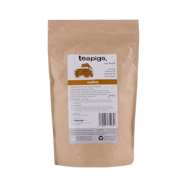 [1212] teapigs Organic Honeybush & Rooibos Loose Tea 250g