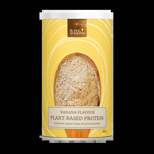Brown Rice (fermented) Protein Powder Banana - Superfoodies - 500gr