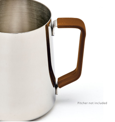 [BRGRIP20] Rhino Coffee Gear - Silicone 600ml Milk Pitcher Handle Grip - Brown