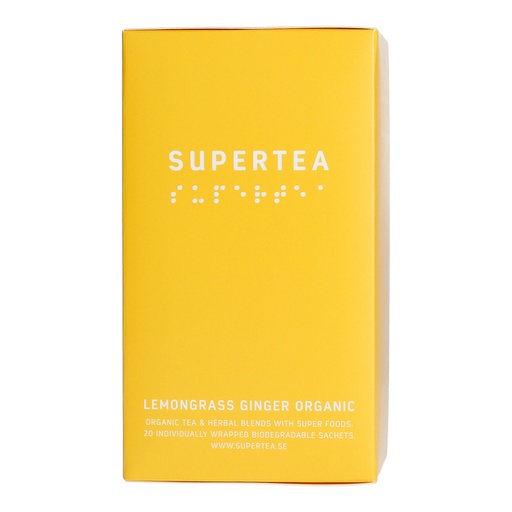 [77360008] Teministeriet - Supertea Lemongrass Ginger Organic - 20 Tea Bags