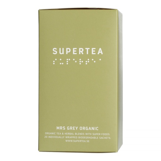[77360010] Teministeriet - Supertea Mrs Grey Organic - 20 Tea Bags
