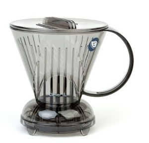 [C-70777-CCD#4-Gray] Clever Dripper - L 500ml Transluscent Gray + 100 Filters