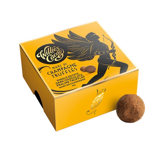 Willie's Cacao - Praline Truffles - Marc de Champagne