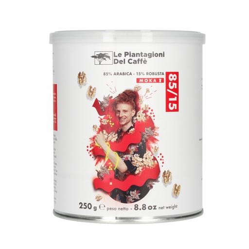 Le Piantagioni del Caffe - 85/15 - 250g - Tin (ground)
