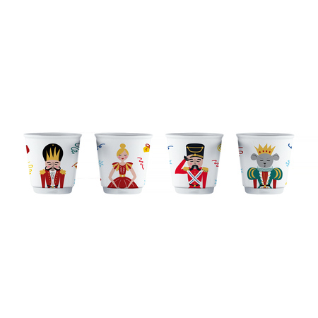 [NSN2023022] Bialetti - Set of 4 Nutcracker Espresso Cups