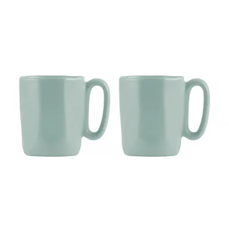 Vialli Design set of 2 ceramic espresso cups FUORI 80ml mint