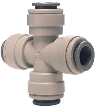 [PI4712S] John Guest Cross Connector 3/8" PF