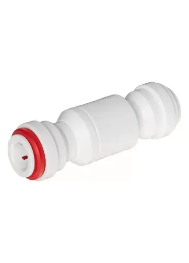[20468990] John Guest One Way Valve Connector 3/8" PF x 3/8" PF 