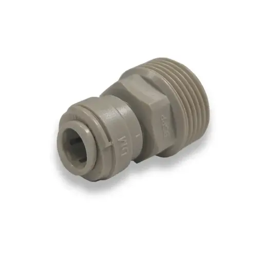 [ACRBM34P38] John Guest Reducing Adapter 3/4" Male x 3/8" Push Fit
