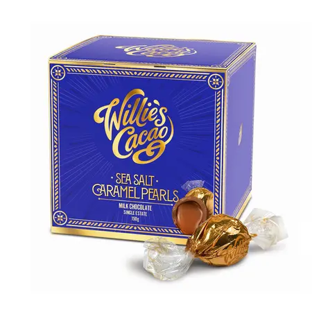 Willie's Cacao - Sea Salt Caramel Milk Chocolate Pearls
