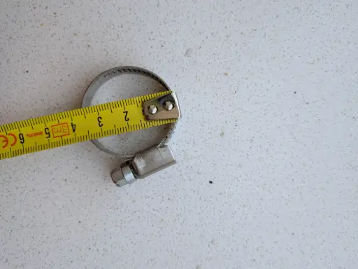 Hose Clamp 20–32 mm – For Coffee Machine Drain Hose